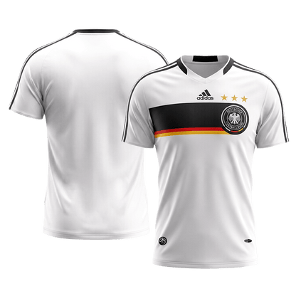 Retro Duitsland Thuisshirt 2008 Wit