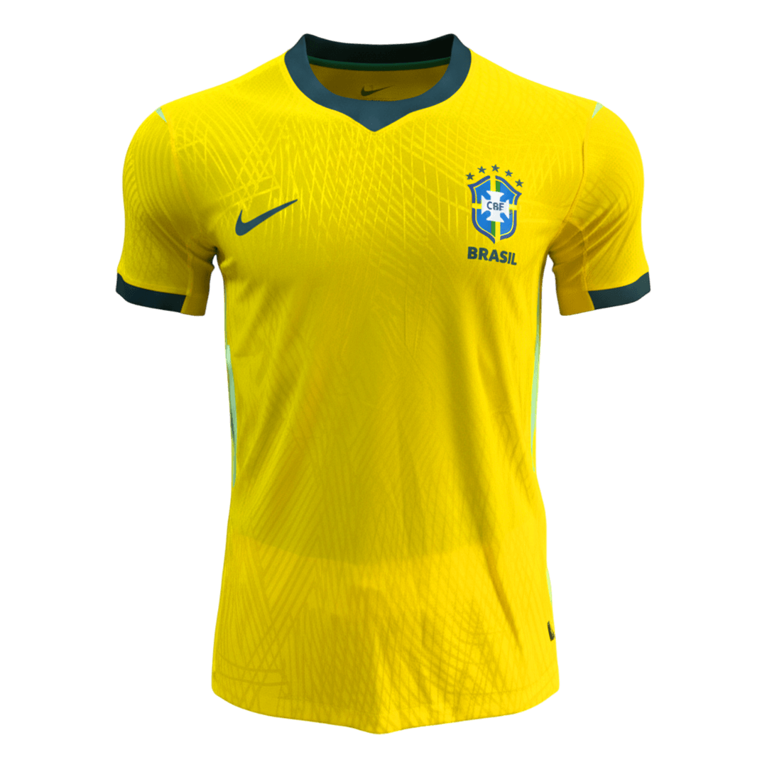 Brazilië Thuisshirt WK 2026 Geel Speler