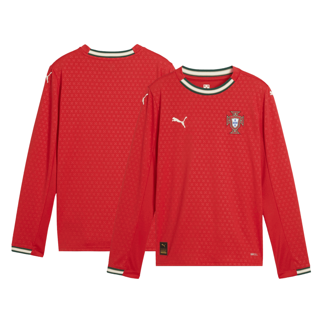 Portugal Domicile Maillot Manches Longues 2025