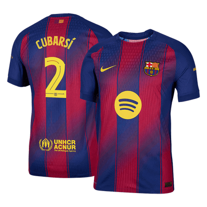 CUBARSÍ #2 Barcelona Thuisshirt 2025/26 Authentiek - UCL