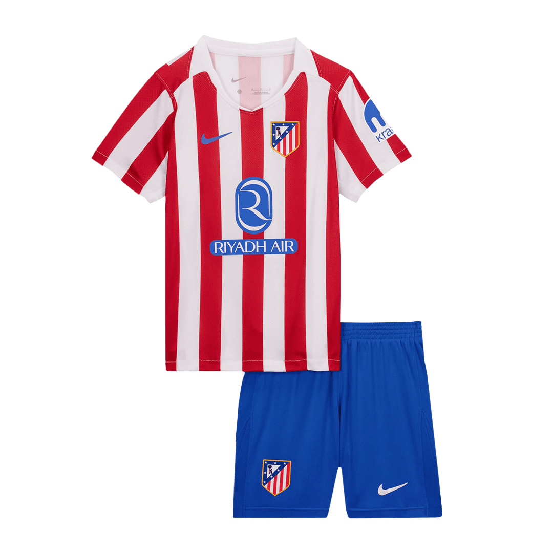 Atlético Thuisshirt Tenue 2025/26 Junior Rood&Wit