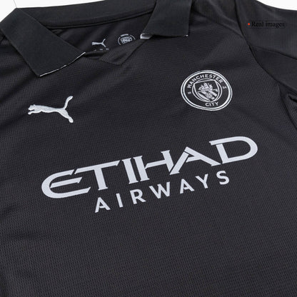Manchester City Uit Tenue Set 2025/26 Kinderen Zwart