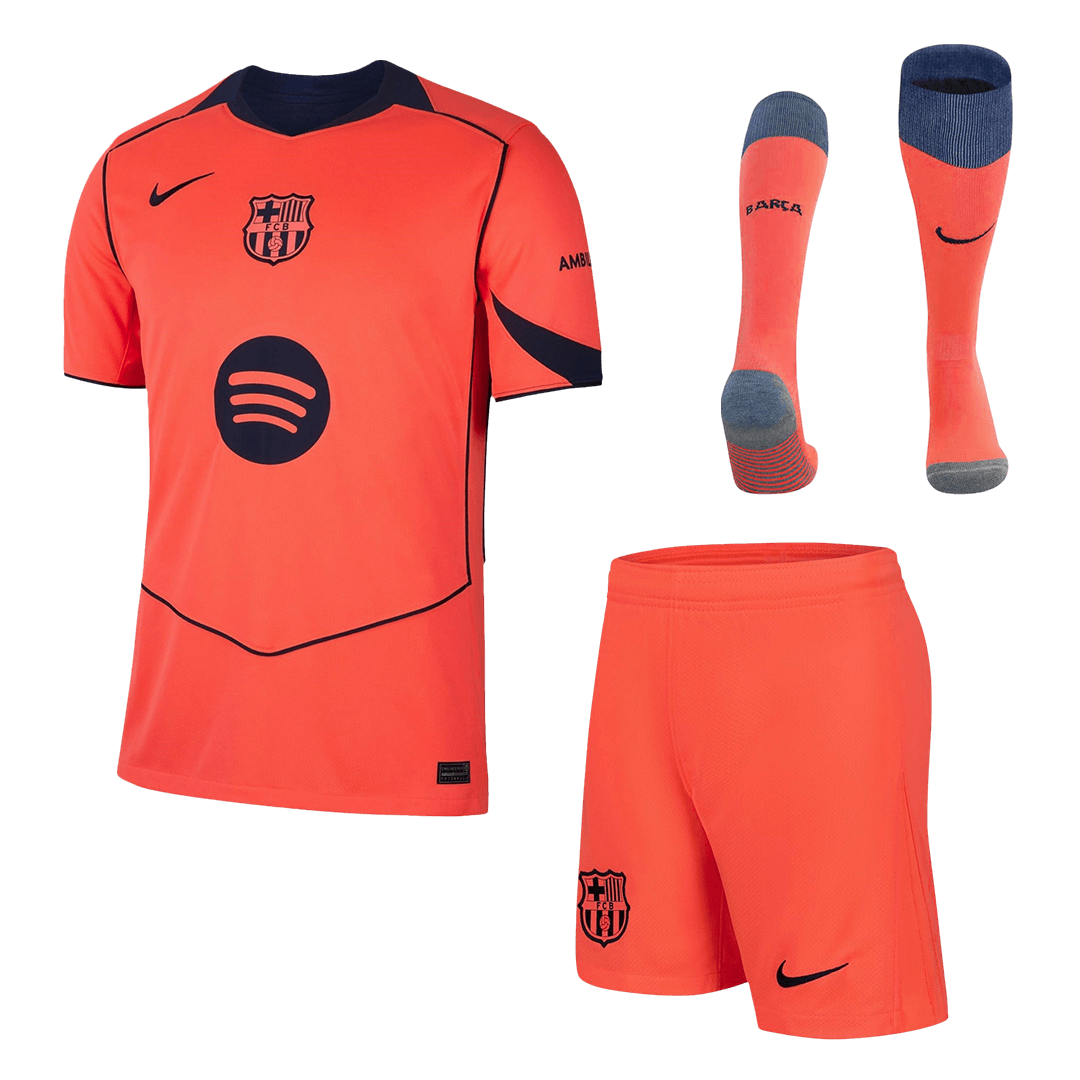 Barcelona Derde Thuistenue 2025/26 Oranje