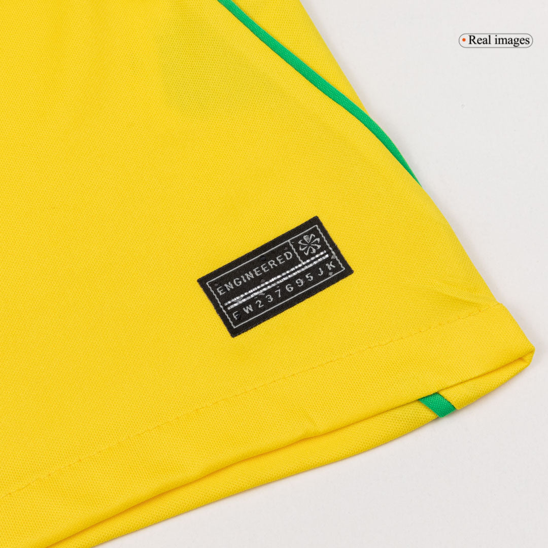 Brésil Domicile Maillot Kit - Coupe du Monde 2026 Jaune
