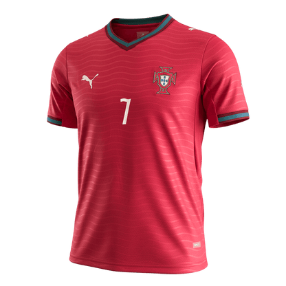 RONALDO #7 Portugal Thuisshirt WK 2026 Rood