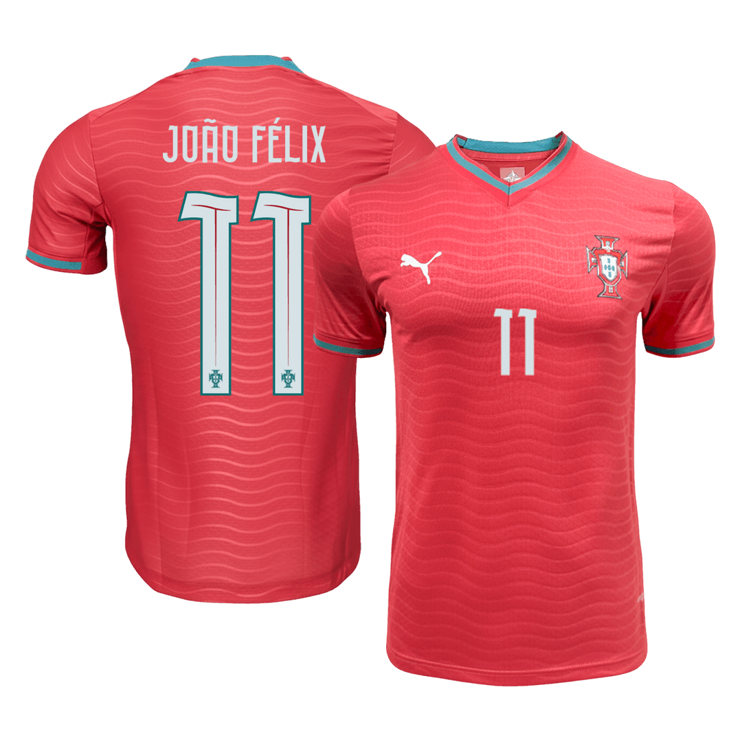 JOÃO FÉLIX #11 Portugal Domicile Maillot - Coupe du Monde 2026 Rouge Joueur