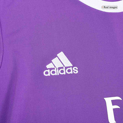 BENZEMA #9 Retro Real Madrid Uit Thuisshirt Lange Mouwen 2016/17