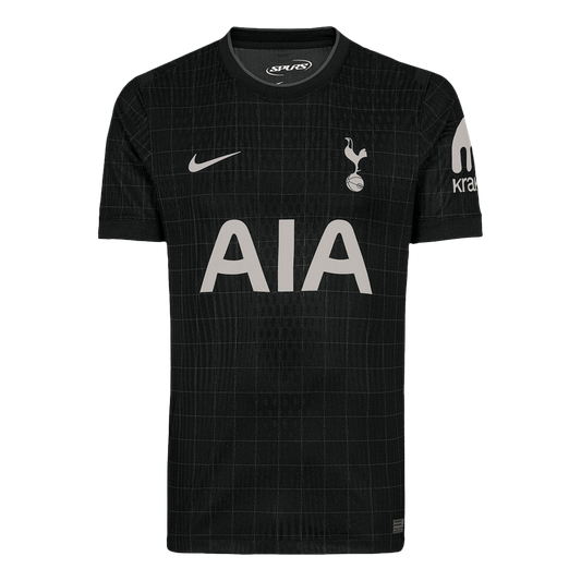 Tottenham Hotspur Uitshirt 2025/26 Zwart Authentiek
