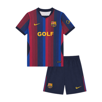 Barcelone Domicile Maillot Kit 2026/27 Enfant Rouge&Bleu - Super