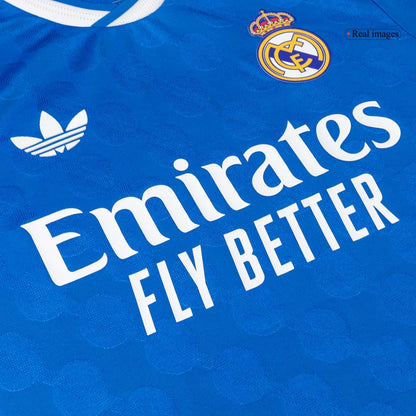 F. MENDY #23 Real Madrid Derde Thuisshirt 2025/26 Blauw Speler