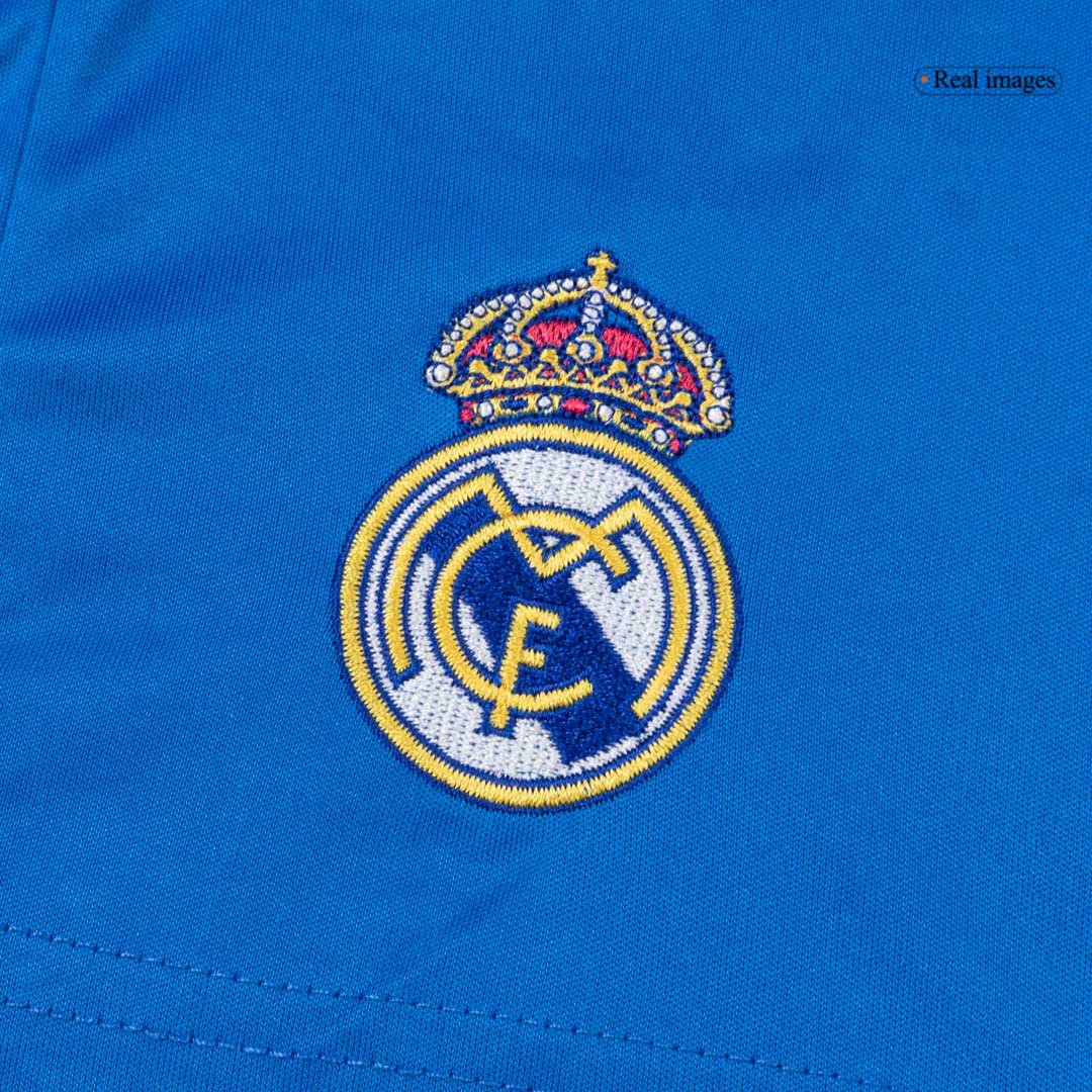 Real Madrid Derde Shirt Kit 2025/26 Kinder Blauw