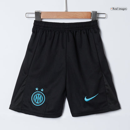 Inter Milan Thuisshirt Kit 2025/26 Junior Blauw&Zwart