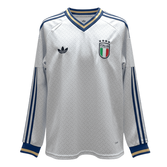 Italië Uitshirt Lange Mouwen - Wereldbeker 2026 Wit Grote Maat