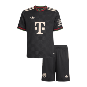 Munich Third Maillot Kit 2025/26 Enfant Noir