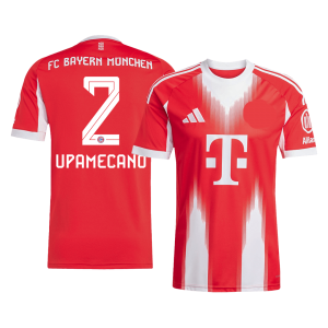 UPAMECANO #2 Munich Domicile Maillot 2025/26 Rouge