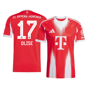 OLISE #17 Munich Domicile Maillot 2025/26 Rouge